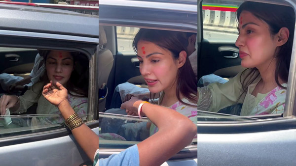 Rhea Chakraborty Spotted In Jeep Compass