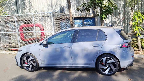 Volkswagen golf gti spied in india