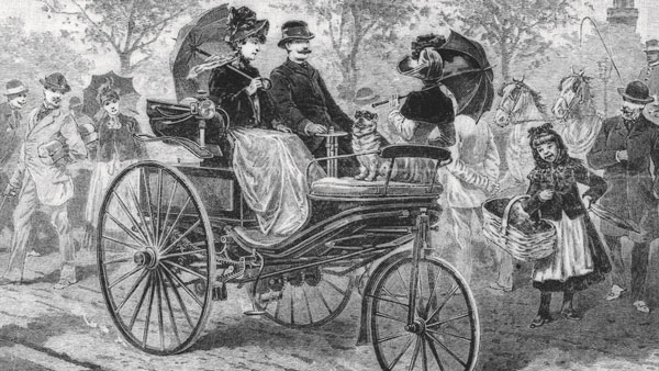 bertha who drive first vehicle