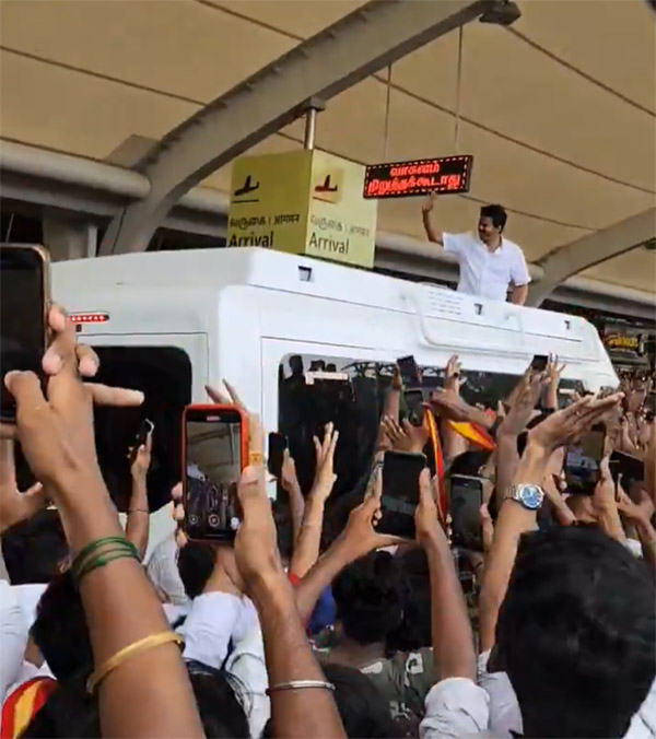 TVK vijay Kovai Road Show