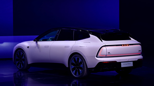 Audi e5 sportback rear view