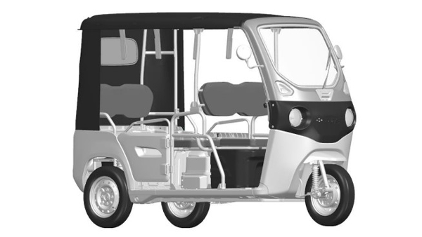 Bajaj low budget electric rickshaw pic