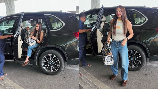 Esha Deol Spotted In BMW X5