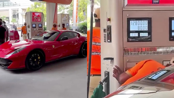 Ferrari 812 sf fuel cost in india