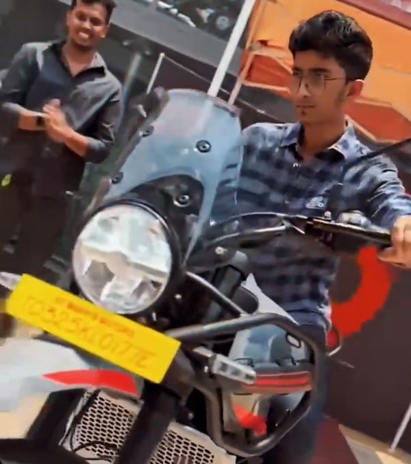 jayasuriya s son buys himalayan 450