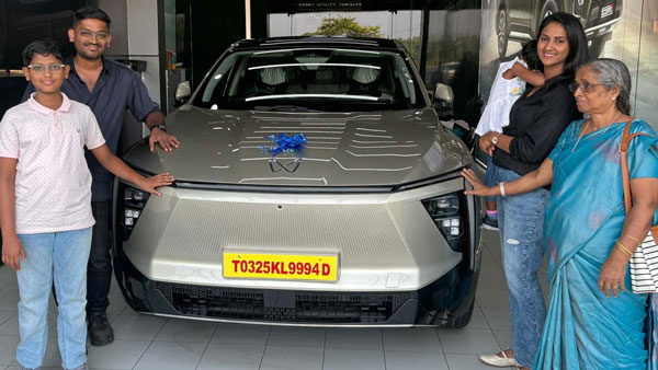 Director jofin t chacko buys mahindra xev 9e ecar