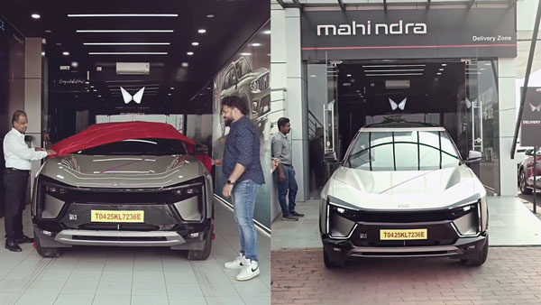 Jos alukkas owner receives mahindra be6 electric suv