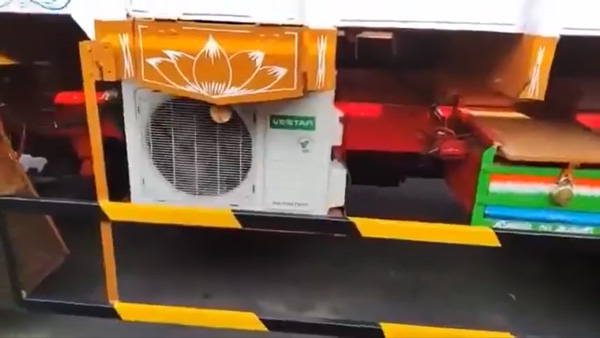 AC in Lorry