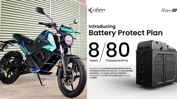 Oben electric launches innovative battery warranty plan