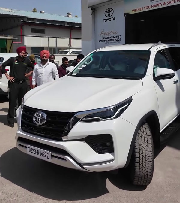 balkaur singh buys toyota fortuner