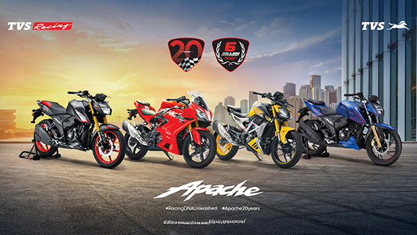 tvs apache bike sales report