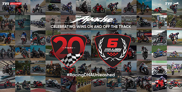 tvs apache bike sales report