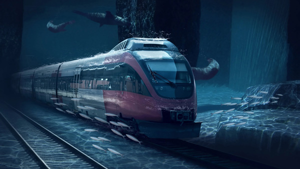 Mumbai Dubai Underwater Rail