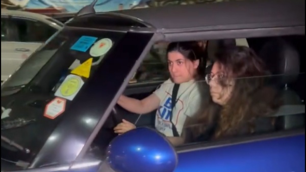 Ananya Birla Spotted In MINI Cooper Cabrio