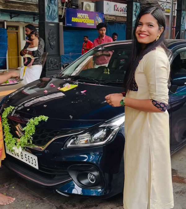 bigg boss contestant buys baleno