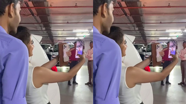 Keerthy Suresh Spotted In Humble Toyota Innova Crysta