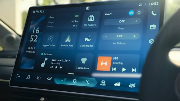 MG Windsor EV Pro Display