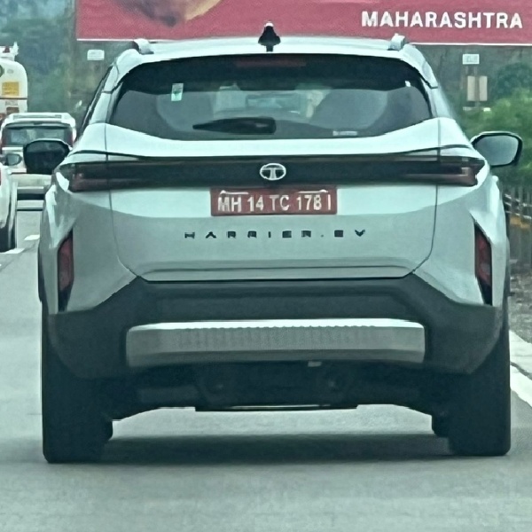harrier ev electric car spotted