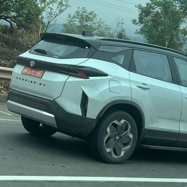 harrier ev electric car spotted