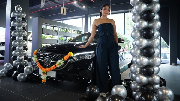 tv actress buys mercedes-benz e-class