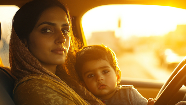 to be careful with children