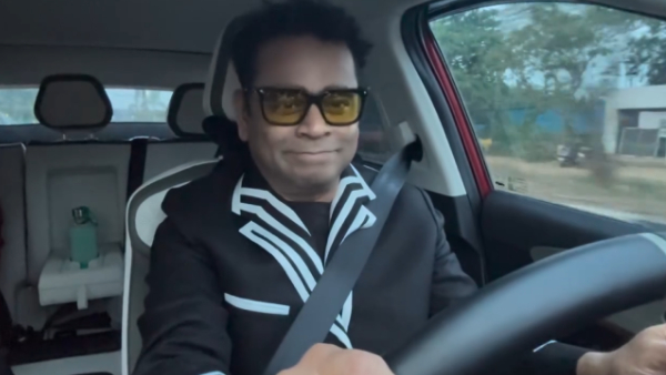 ar rahman enjoys mahindra xev9e