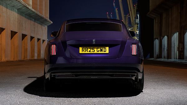 Rolls Royce Spectre Black Badge Rear Design