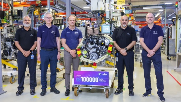 bmw car engine production milestone