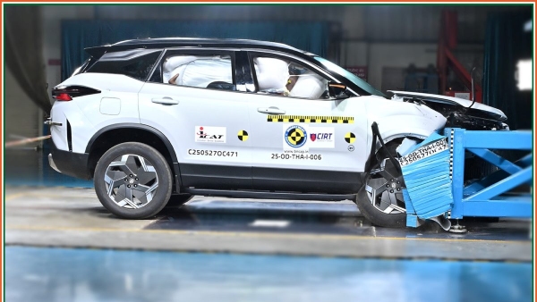 tata harrier ev ncap crash test