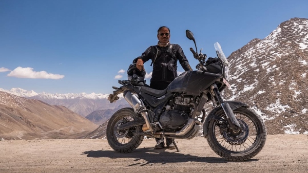 royal enfield ceo govindarajan riding
