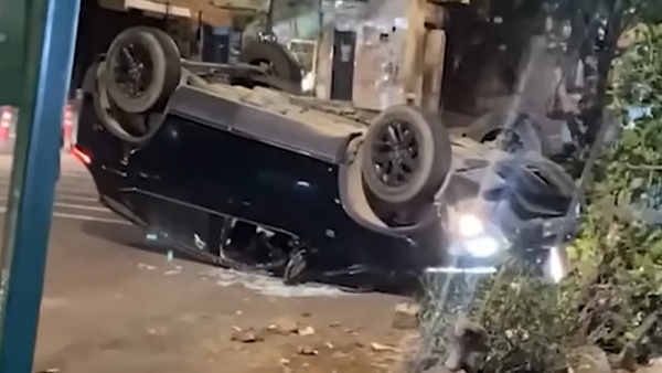 5-star rated tata harrier accident
