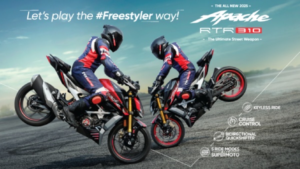 2025 apache rtr 310 motorcycle
