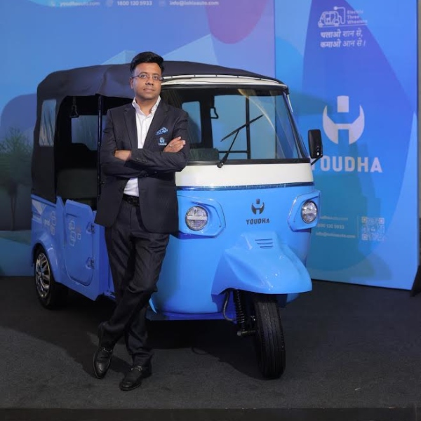youdha epod electric 3-wheeler auto rickshaw