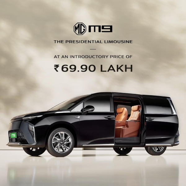 jsw mg motor india launches m9 electric car