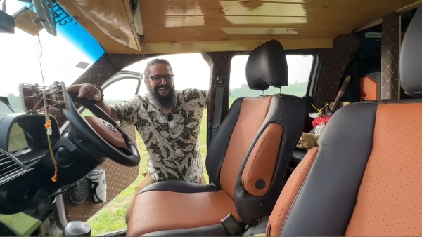 tata yodha transformed into motorhome vehicle