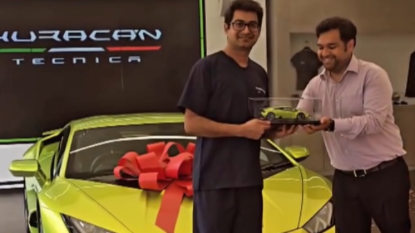 Doctor Buys Lamborghini Huracan Tecnica Worth Rs 5 Crore Doctor Buys Lamborghini Huracan Tecnica Worth Rs 5 Crore