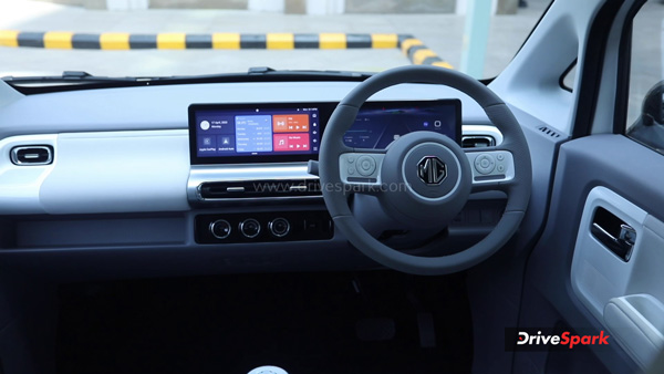 MG Comet EV Dashboard Design