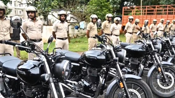 honda cb350 bikes for police force