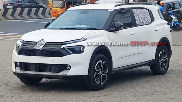 citroen aircross car spy images