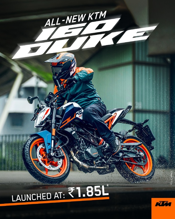 ktm india launches new 160 duke bike