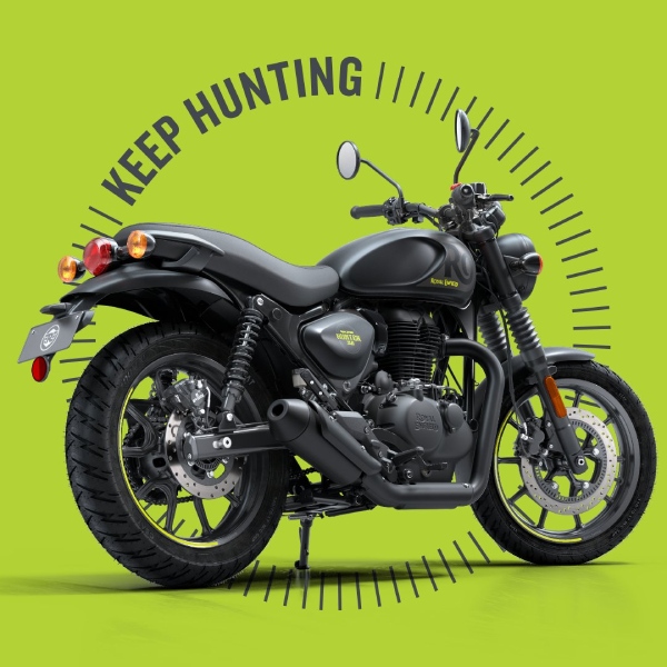 royal enfield hunter 350 graphite grey
