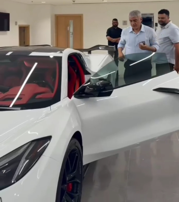actor ajithkumar bought chevrolet corvette c8 z06