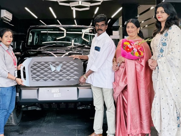 actress neena madhu bought mahindra thar roxx