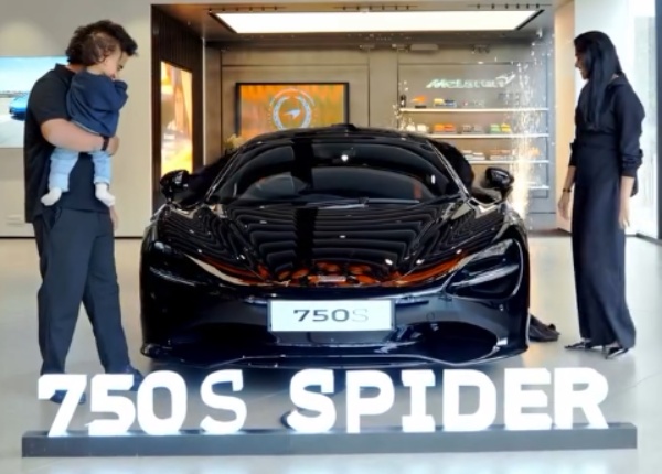 chennai young doctor bought mclaren 750s spider car