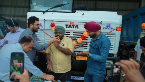 lorry driver rajesh rawani buys tata tipper ac lorry driver rajesh rawani buys tata tipper ac