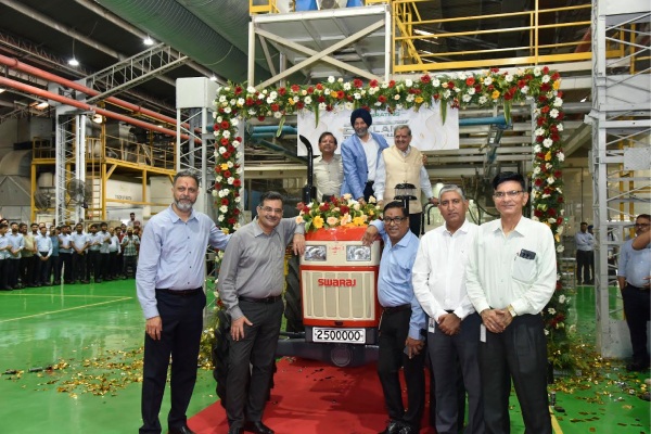 swaraj tractors production milestone