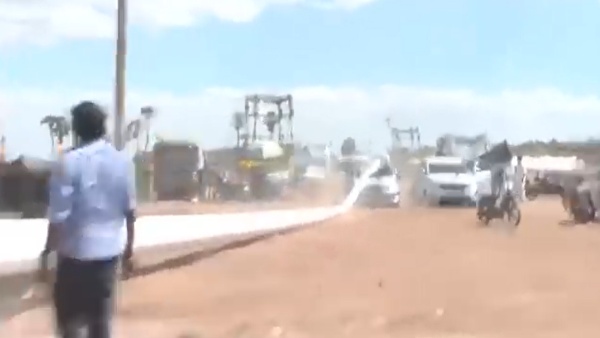 TVK Conference Flag Pole Accident TVK Conference Flag Pole Accident