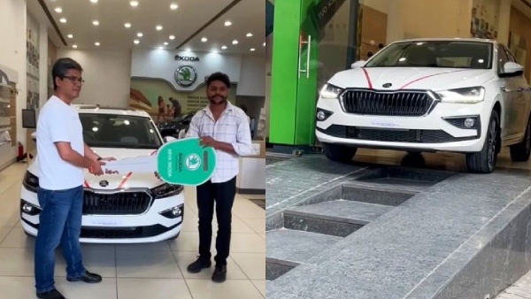 Skoda Slavia Off Ramp During Delivery
