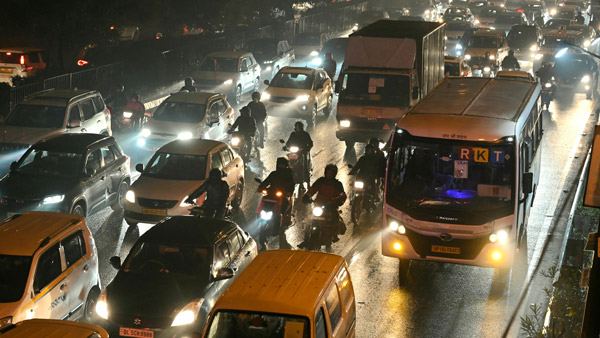 how to drive safely in heavy traffic conditions