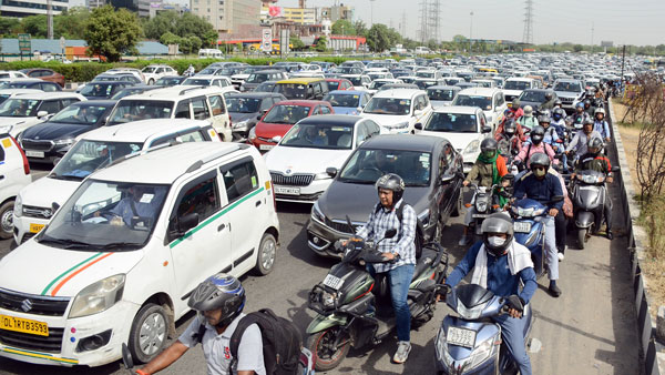 how to drive safely in heavy traffic conditions